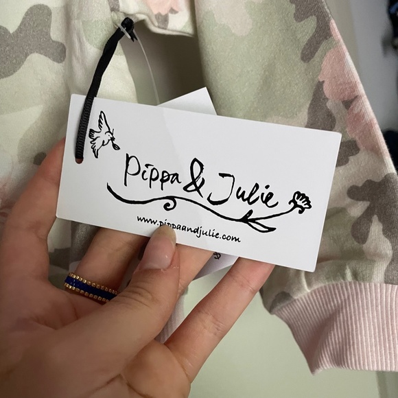 Pippa and Julie's Child's rose and camouflage sweater - Picture 5 of 6